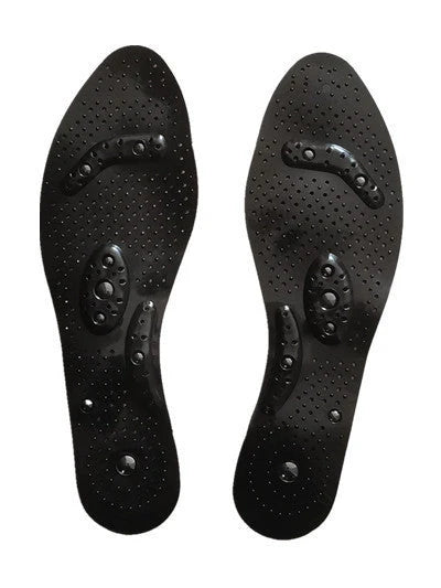 Magnetic therapy silicone massage insoles for foot comfort and health