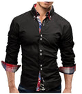 Classic Inner Slim Men Shirt in cotton-polyester, available in five colours and sizes M to XXXL