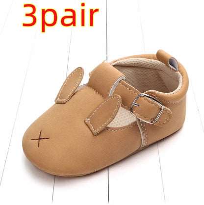 Cartoon animal baby shoes with non-slip soft bottom for spring and autumn wear