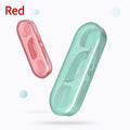 Portable plastic bag containing individually packaged high tensile disposable dental floss.
