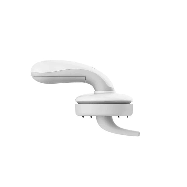 Mini desktop vacuum cleaner in pink, green, blue, and grey for dust removal