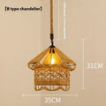 Hemp rope industrial style chandelier with black metal frame and 16 size options for restaurant or café lighting