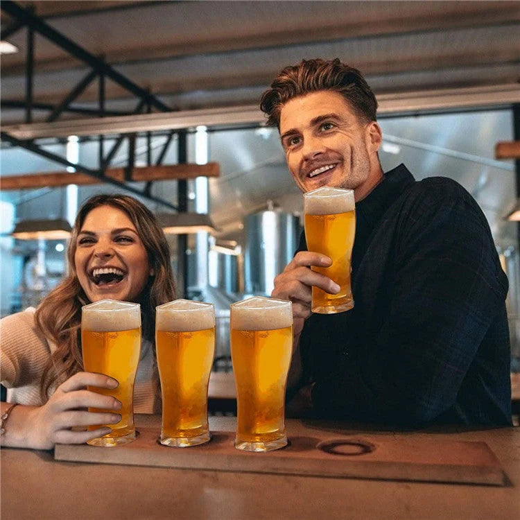 Super Schooner 4-part separable beer mug in clear plastic for durable, large capacity serving