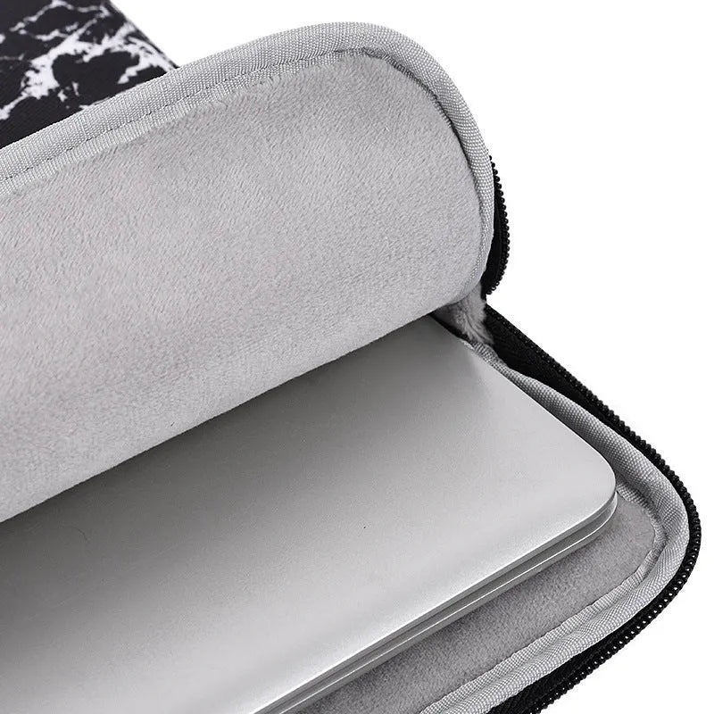 Digital printing laptop case liner bag in polyester fibre – waterproof sleeve for 13 inch laptop, black