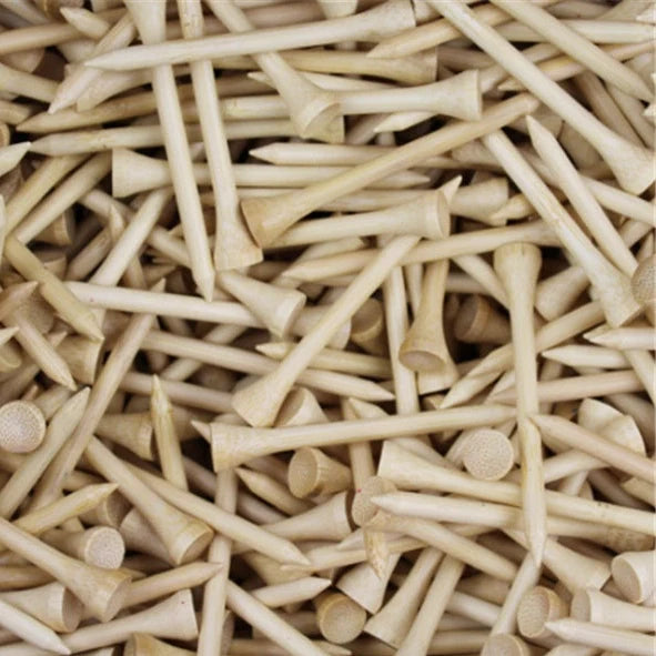 Bamboo woodworking nails in four lengths from 4.2cm to 8.3cm, 100 pieces per pack