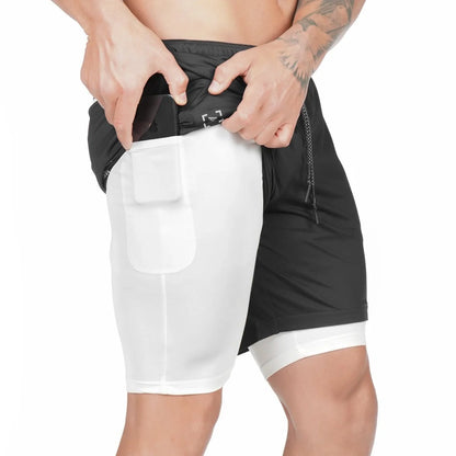 Pocket compression shorts in various colours and sizes for workouts and outdoor activities