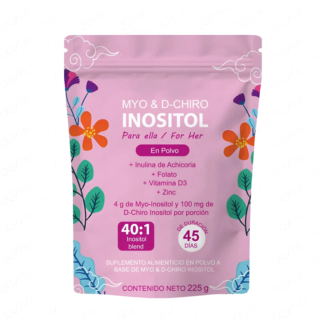 225g container of female inositol powder for hormonal balance supplement