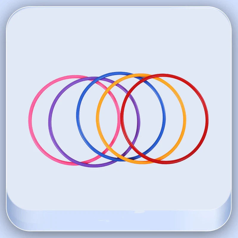 Children's balance training toy with bright colours and tactile dots for sensory integration