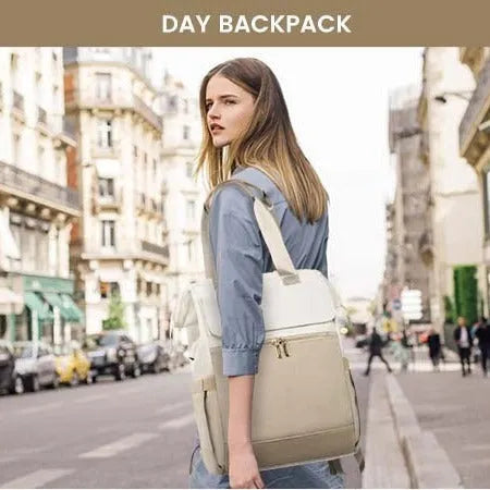 Large capacity 36-55L contrast colour Oxford cloth travel backpack with curved shoulder strap, black colour