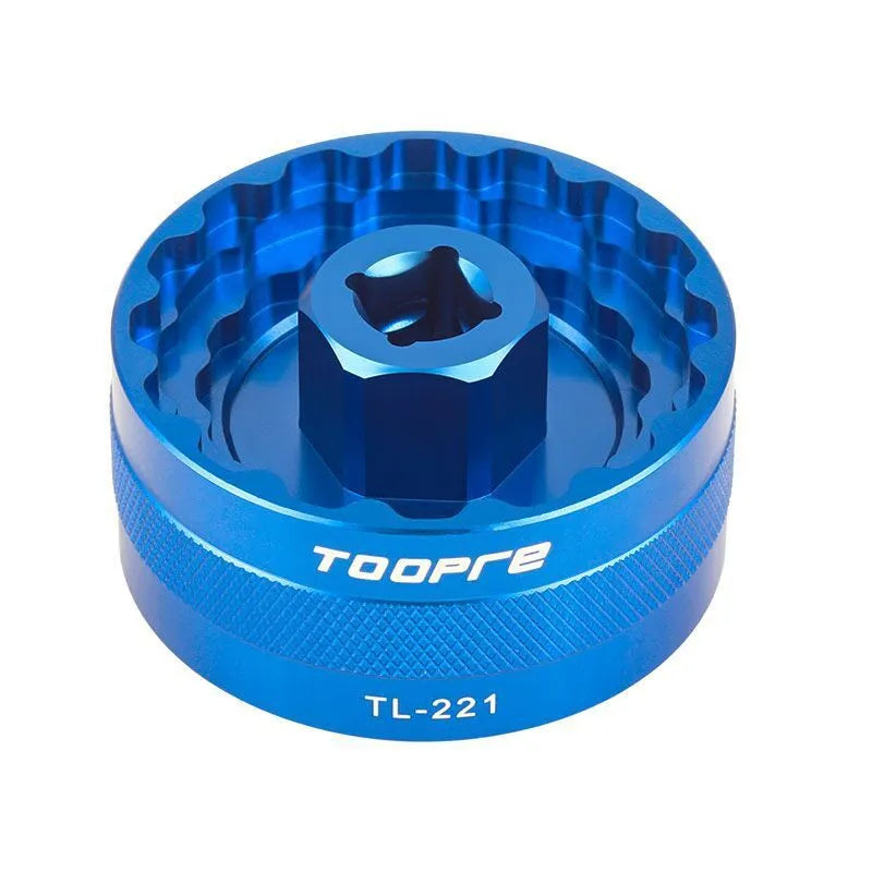 Mountain bike integrated thread BB axle tool aluminium alloy TL-221 in black