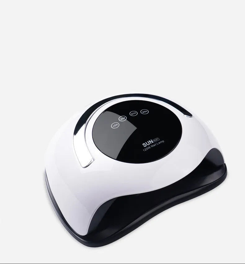 120W induction phototherapy machine BQ5T in white ABS with four plug adaptors on a table