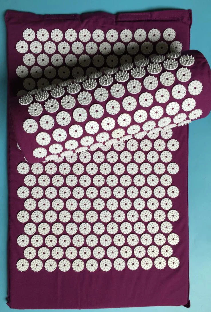 Acupuncture Yoga Cushion and Pillow Set for muscle relief and relaxation