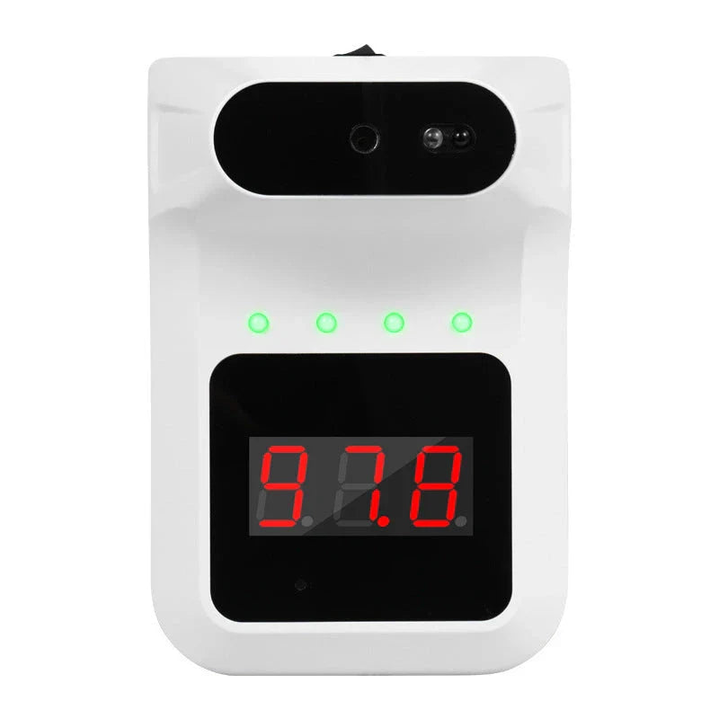 Wall-mounted Thermometer Alarm Thermometer with LED display and non-contact measurement