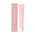 Pink lipstick applicator of shea butter lip balm with grape seed and olive oils.