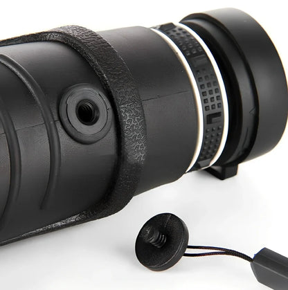 Black 40X60 HD monocular telescope with iPhone clip and tripod, 53x150mm size for 40x zoom outdoor viewing