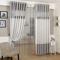 Single panel blackout curtain showing choice of hook and ring hanging styles on a white background.