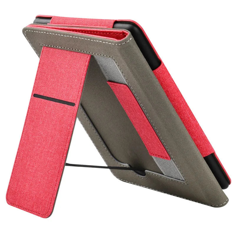 Cloth pattern bracket protective cover for Kindle KPW5 in imitation leather, multiple colours