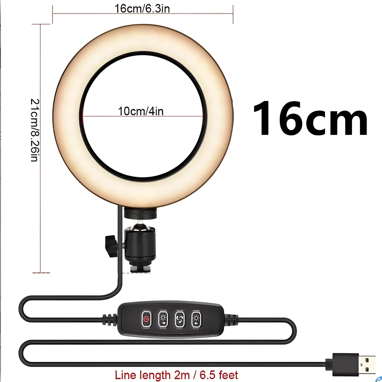 Adjustable live phone stand tripod extended to show height range with mobile phone attached.