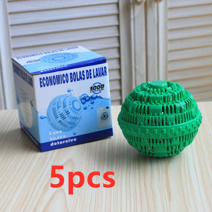 Reusable eco-friendly laundry balls made of TPR material with ceramic microspheres for effective, detergent-free washing