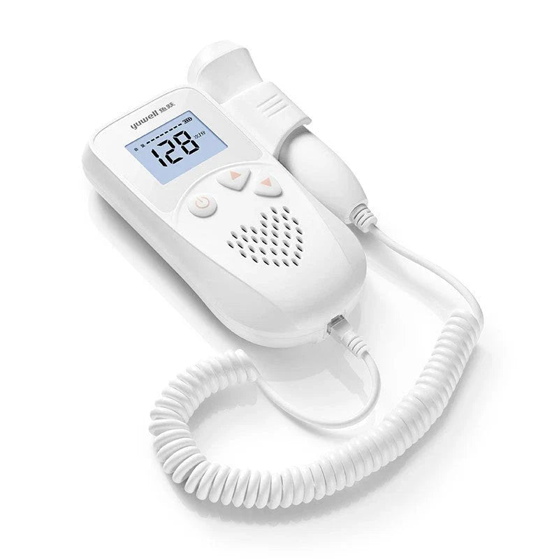 Wireless Fetal Doppler Heart Rate Monitor for Tracking Baby's Heartbeat During Pregnancy