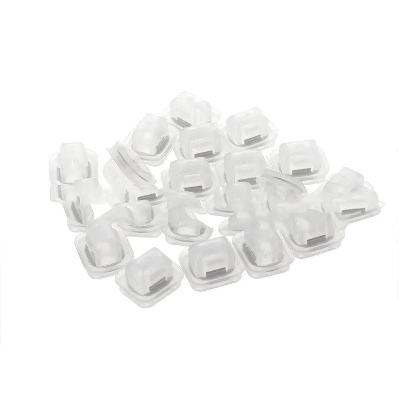 BMW E39 E38 interior trim clips showing 17.3mm plastic fasteners with peach wood pattern