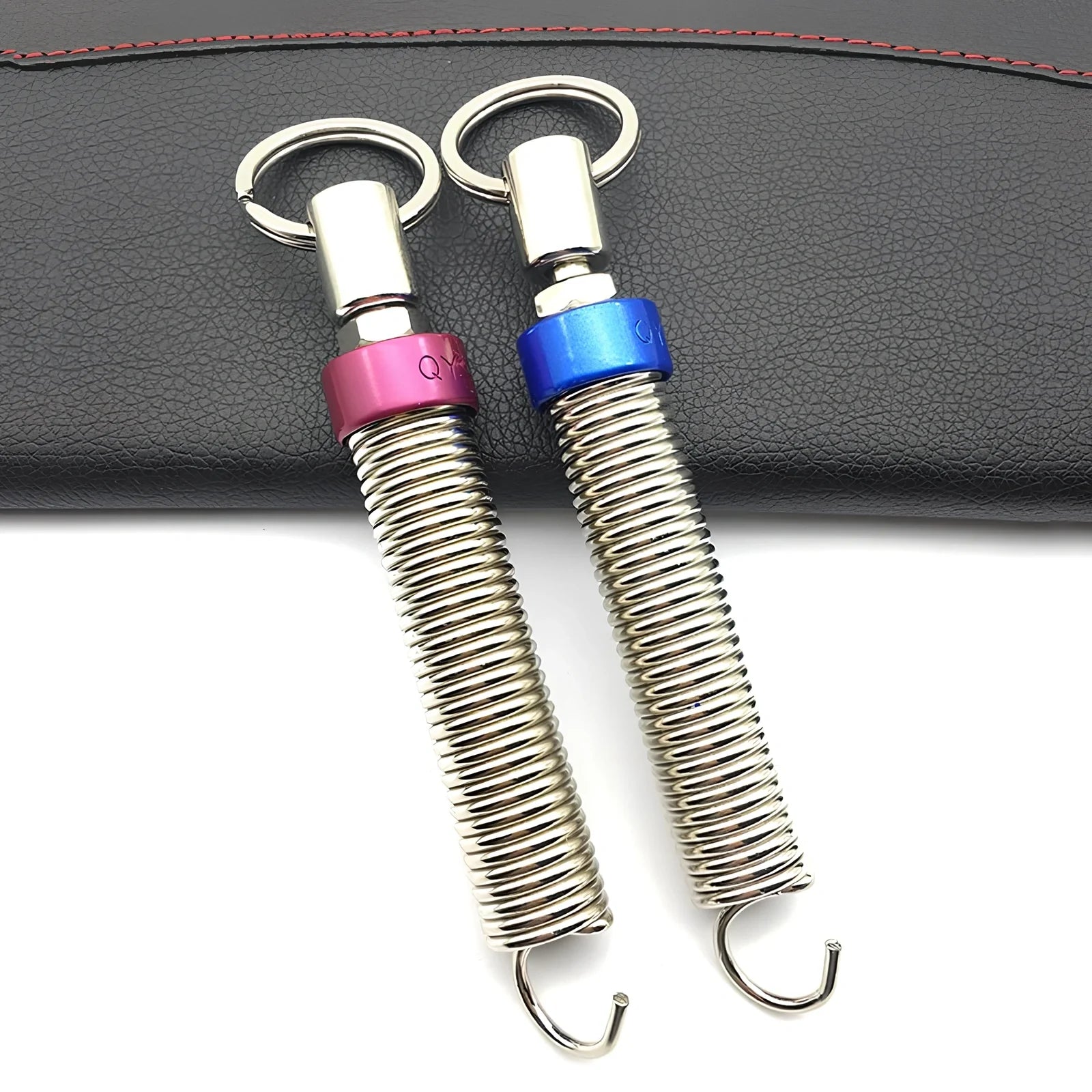Red or blue 130g alloy car trunk lift spring, 25cm extended for 5kg boot ejection