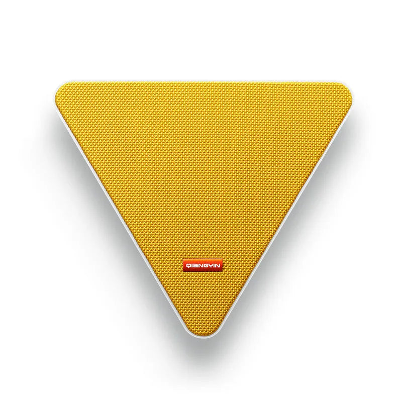 Wall mounted Bluetooth speaker with ABS cabinet in black, dimensions 238x238x45mm, includes remote control and wall-mounted accessories