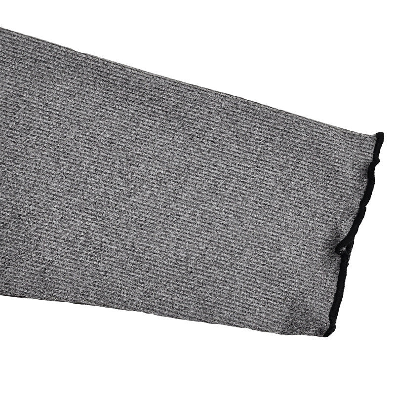 Women's rib sunken stripe half-high collar long sleeves t-shirt in various colors