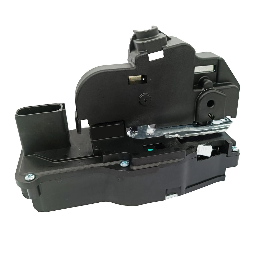 Cadillac SLS right front door lock actuator replacement part in black plastic