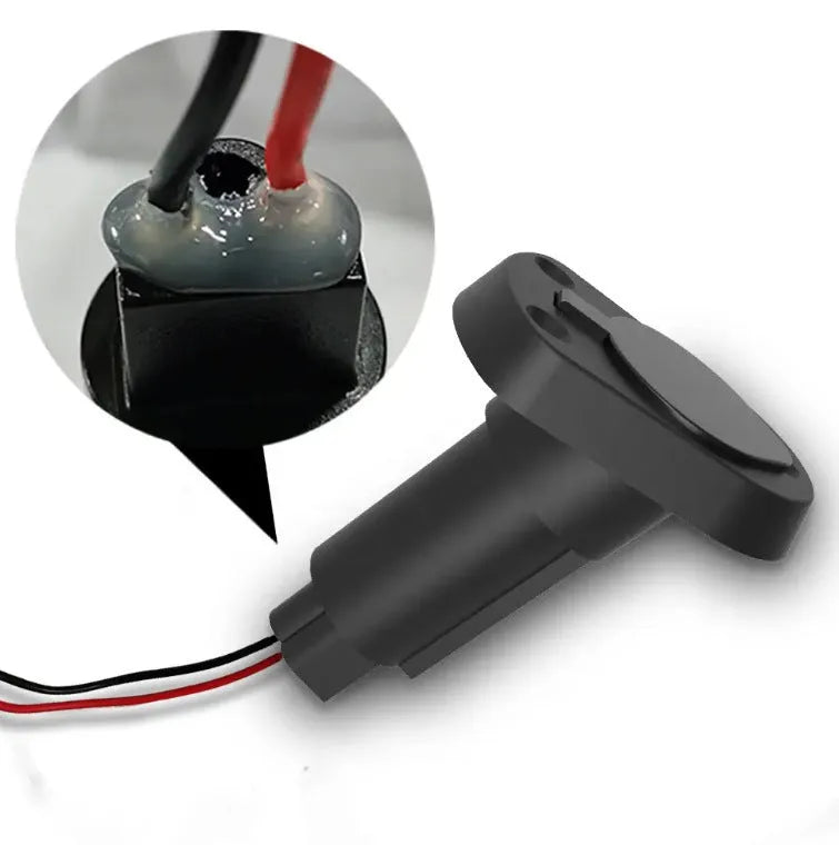 Marine navigation lamp socket with stainless steel pole and ABS plastic base for boat lighting