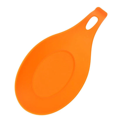 Silicone Spoon Mat in various colours for kitchen heat insulation and easy cleanup