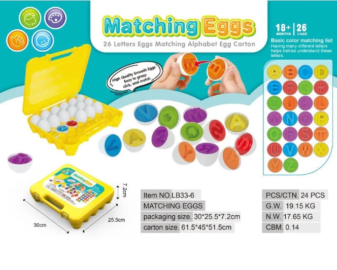 Smart Egg Toy for kids educational shape matching game BPA-free