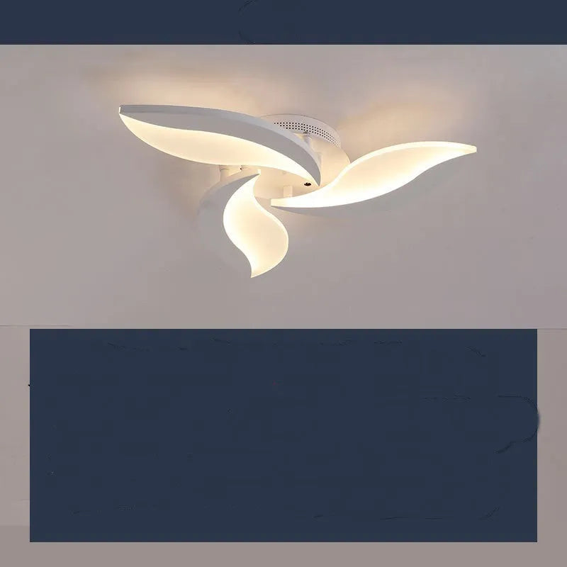 Viere modern acrylic ceiling light with alien-shaped lampshade, tri-color dimmable LED, 12-head configuration, 90x12 cm
