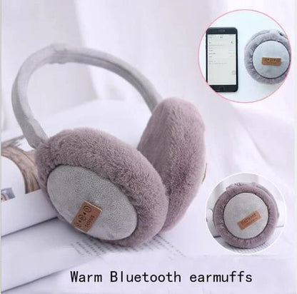 Bluetooth Earmuffs Headphones in various colours with plush lining for winter warmth