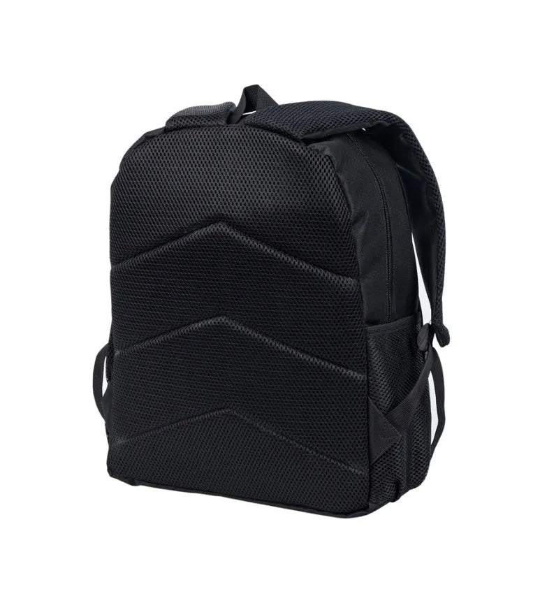 Jurassic dinosaur 3D printed backpack on a student, polyester, waterproof, medium size 40x30x13cm, 16 inch laptop pocket