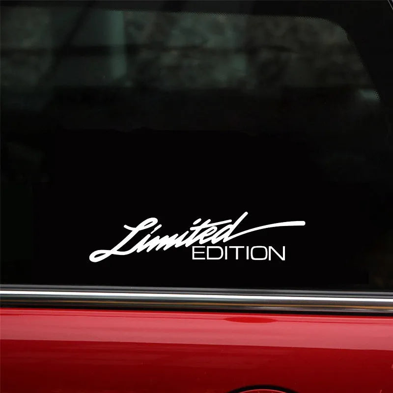 Laser reflective car sticker LIMITED EDITION in laser colourful finish on car body panel
