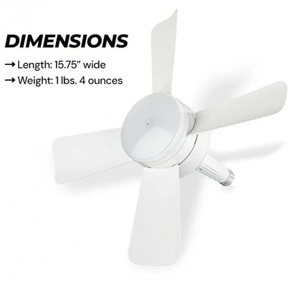 Versatile ceiling fan with integrated LED light, featuring remote control for easy adjustments of fan speed and brightness