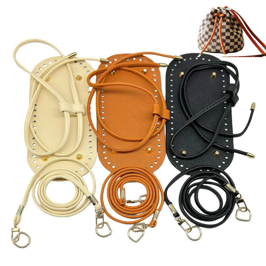 Women's waterproof dumpling bag set in apricot, black, and brown