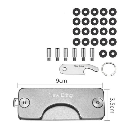 Metal Multifunctional Keychain Organizer in various colours