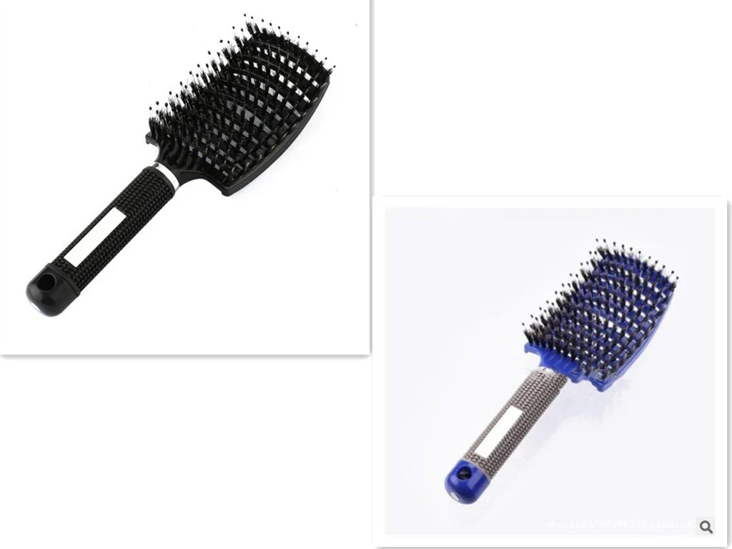 Ultra-Soft Detangling Hair Brush with Scalp Massage - Premium Bristles and Nylon for Effortless Tangle-Free Hair