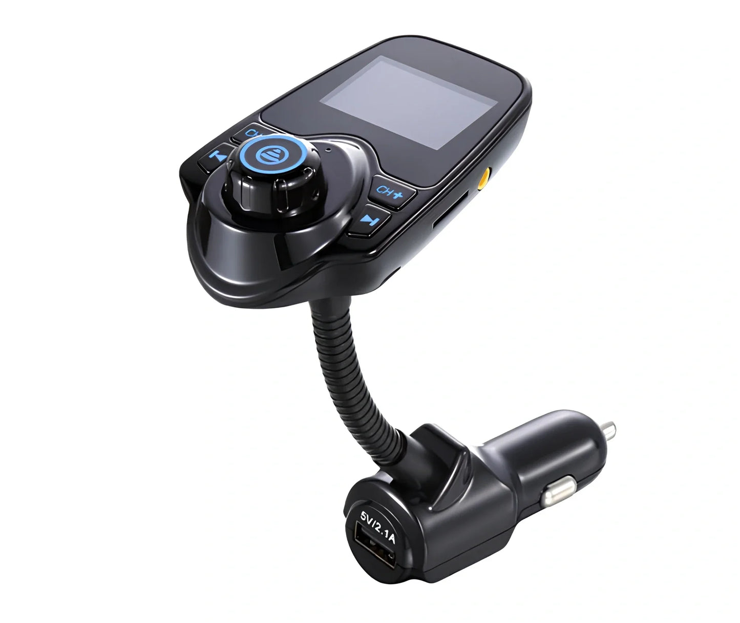 Compact black Bluetooth speaker with fabric mesh front and rubberised base, measuring 18cm wide