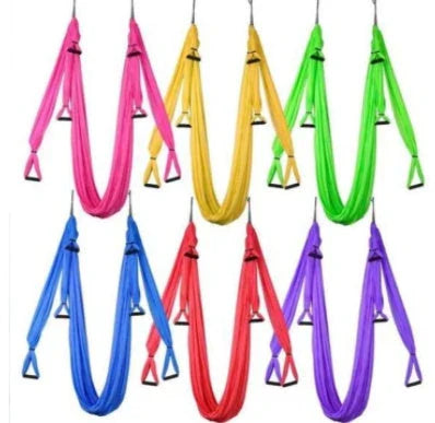 Anti Gravity Yoga Hammock in various colours for aerial fitness and relaxation