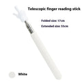 Retractable stainless steel baton teaching pointer in multiple colours for classroom and home use