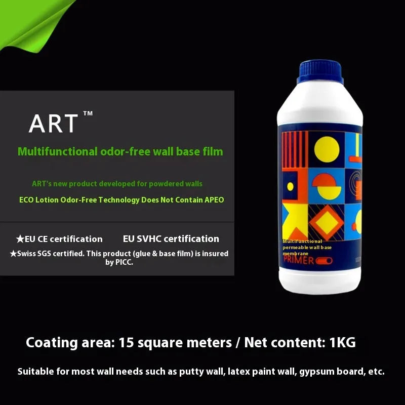 Three rolls of Glue E glutinous rice formaldehyde-free wallpaper adhesive paste.