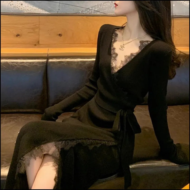 Black polyester princess dress skirt for women with slim fit and Asian sizing