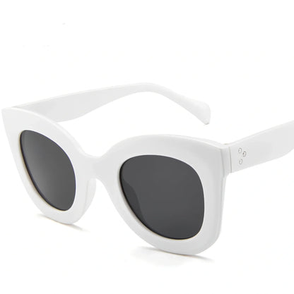 Women's cat eye sunglasses with UV400 protection and polarised lenses in multiple colour options