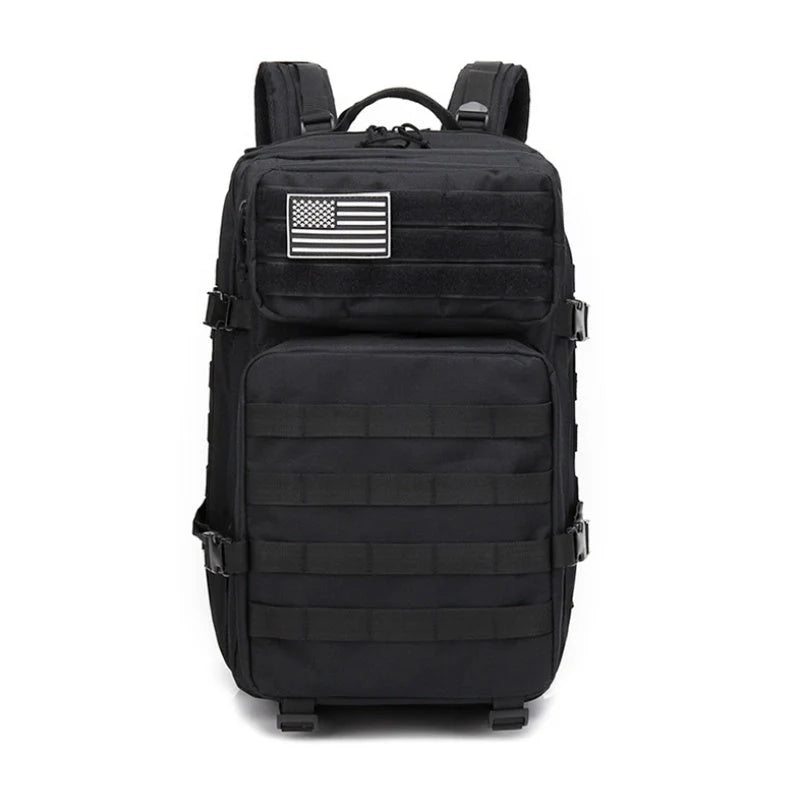 50L Tactical Outdoor Backpack with multiple compartments and MOLLE system