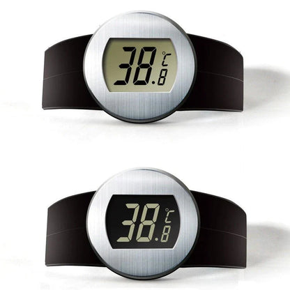 Smart Electronic Portable Wine Thermometer in green black colour