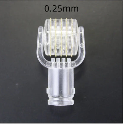 3-in-1 Lip and Beard Care Roller with microneedle technology for enhanced serum application