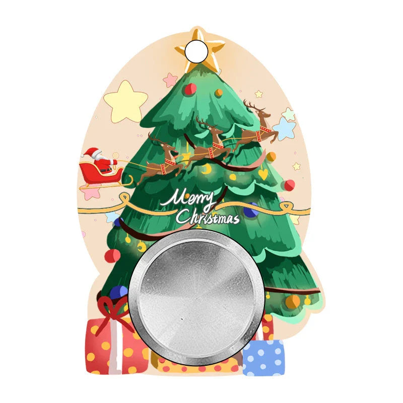 Original Puzzle Gyro Fidget Spinner Keychain for stress relief and focus improvement